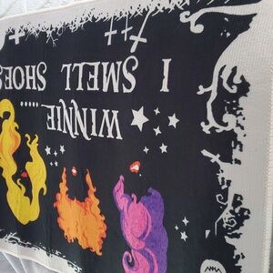 Hocus Pocus New Black and Multicolor Graphic Rug I Smell Shoes Witches Movie